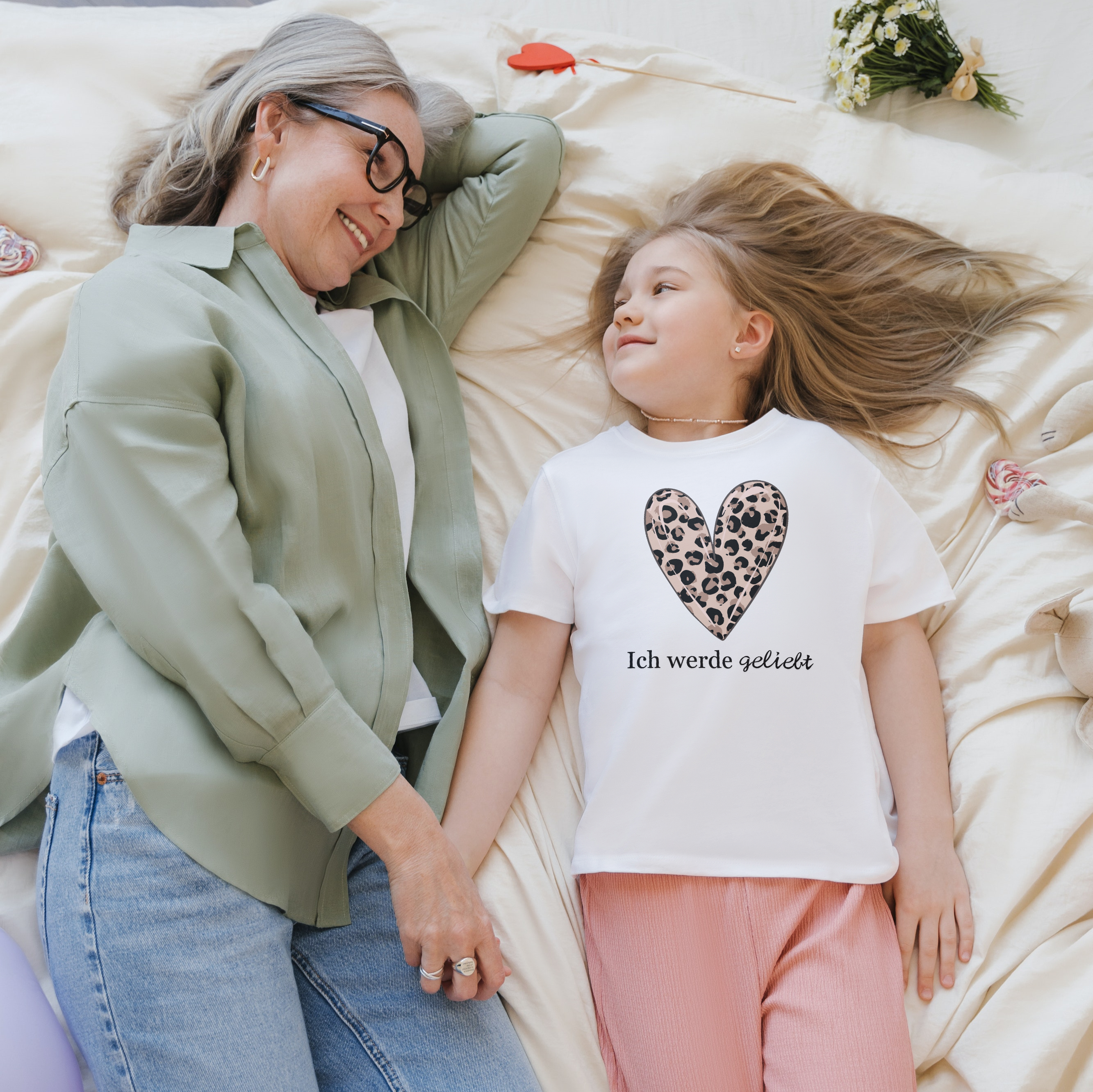 Partnerlooks für Eltern und Kind