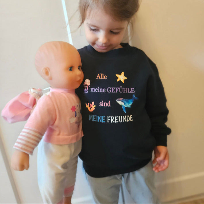 Meine Gefühle | Affirmations-Sweatshirt für Kinder | Herzenskinder