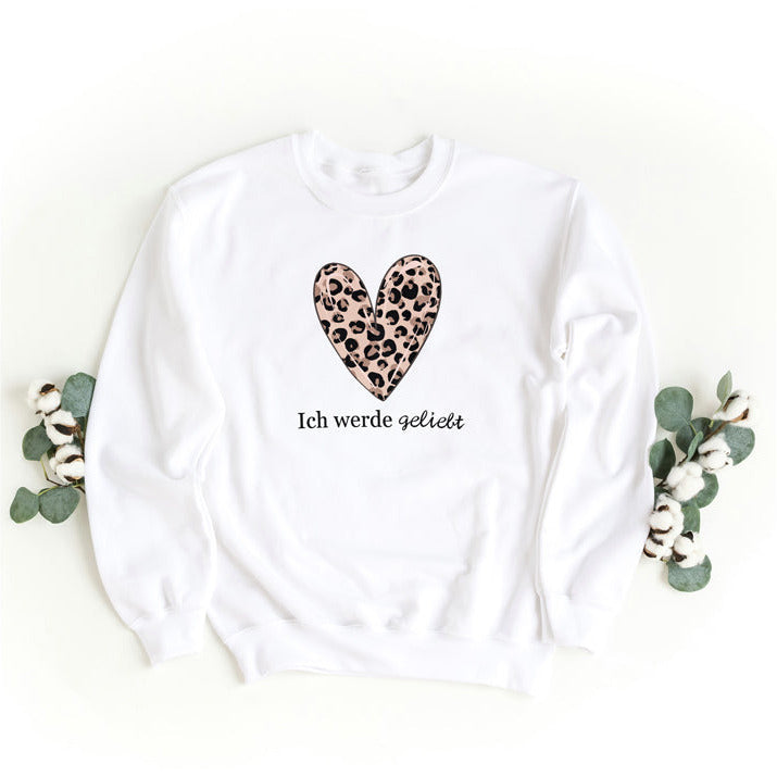 Ich werde geliebt | Affirmations-Sweatshirt für Kinder | Herzenskinder