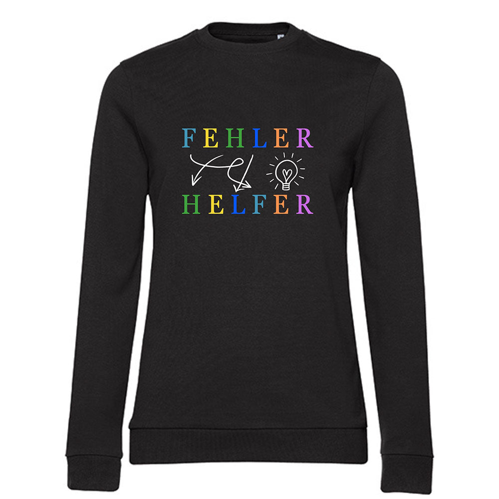 Fehler-Helfer | BIO-Baumwolle Affirmations Sweatshirt für Herren | Basickollektion