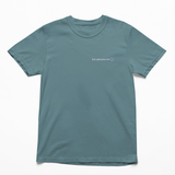 Grünes Affirmationsshirt mit Aufdruck Ich entscheide 🙂 – achtsame Kleidung für Kinder und Erwachsene, die innere Stärke sichtbar macht