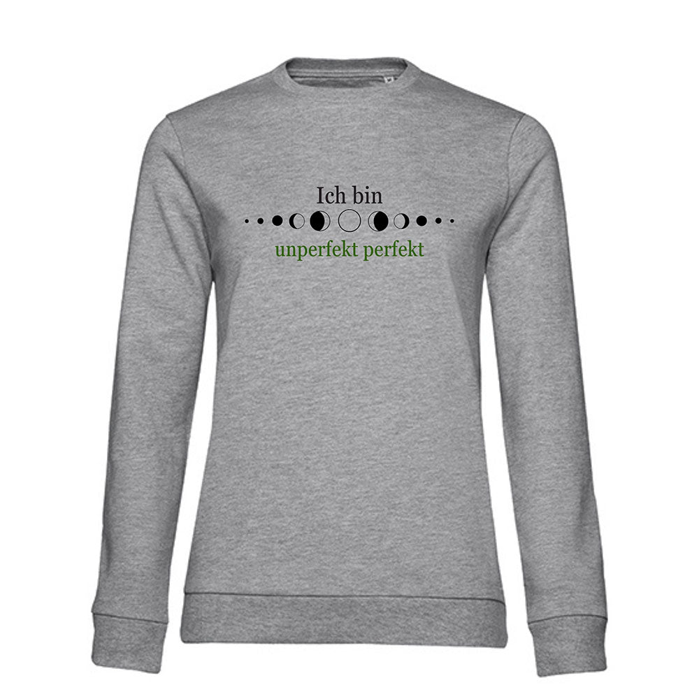 Unperfekt Perfekt | BIO-Baumwolle Affirmations Sweatshirt für Damen | Basickollektion