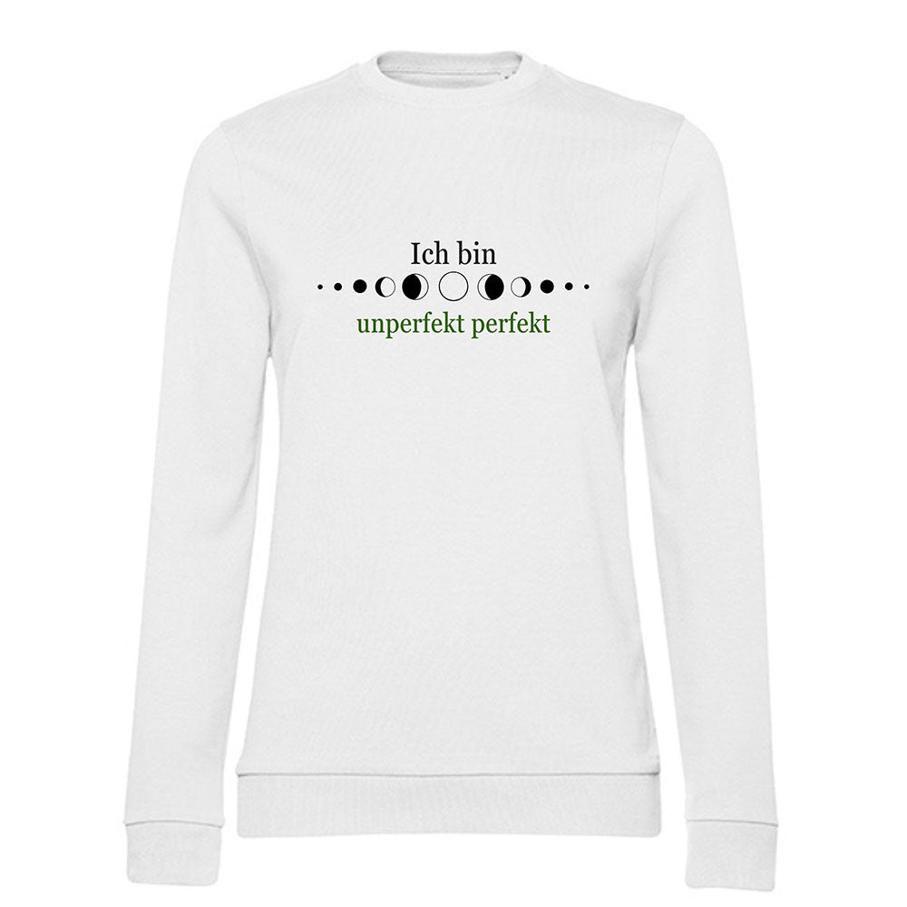 Unperfekt Perfekt | BIO-Baumwolle Affirmations Sweatshirt für Damen | Basickollektion