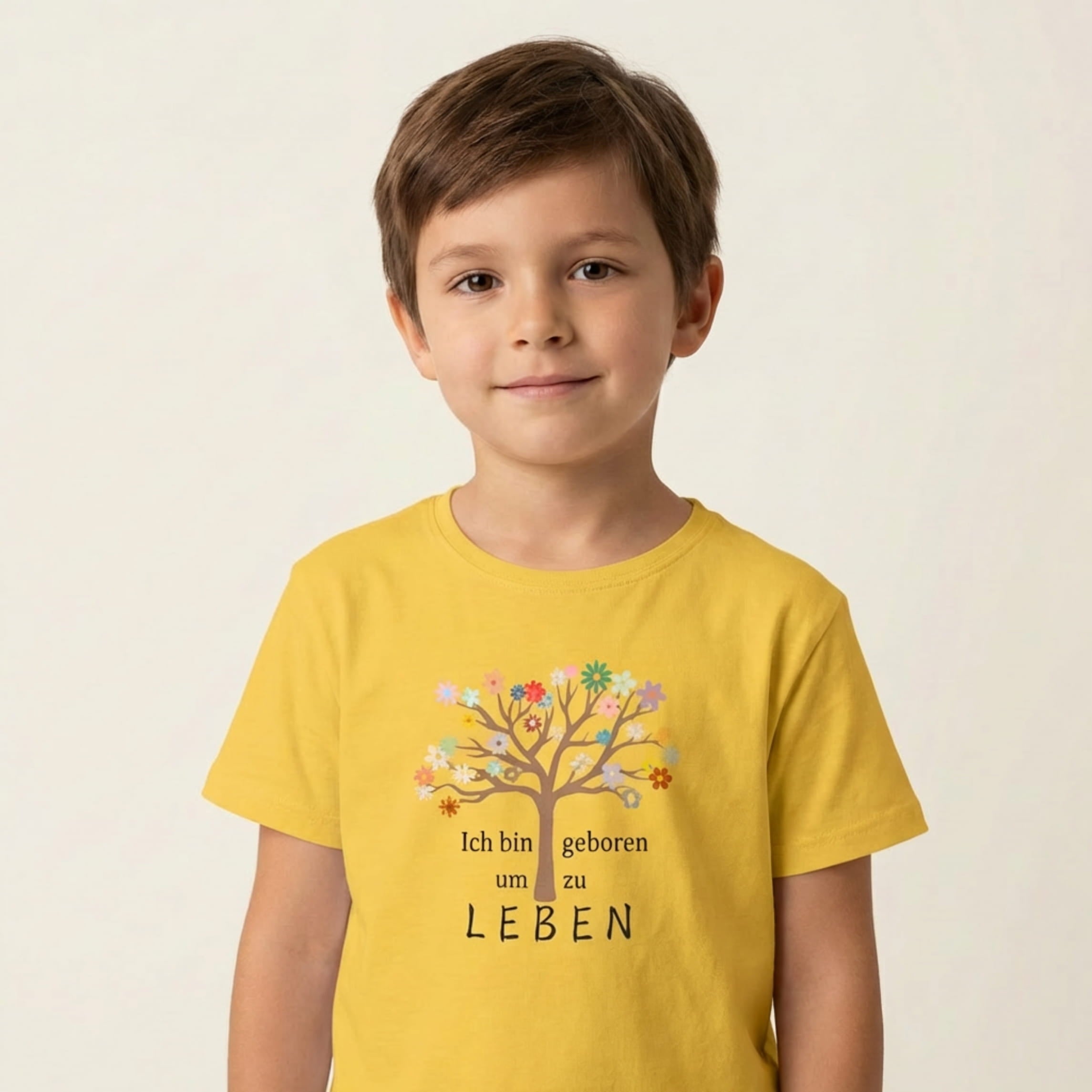 Geboren um zu leben | Affirmations T-Shirt für Kinder | Weltveränderer