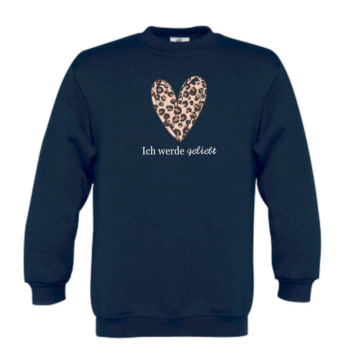 Ich werde geliebt | Affirmations-Sweatshirt für Kinder | Herzenskinder