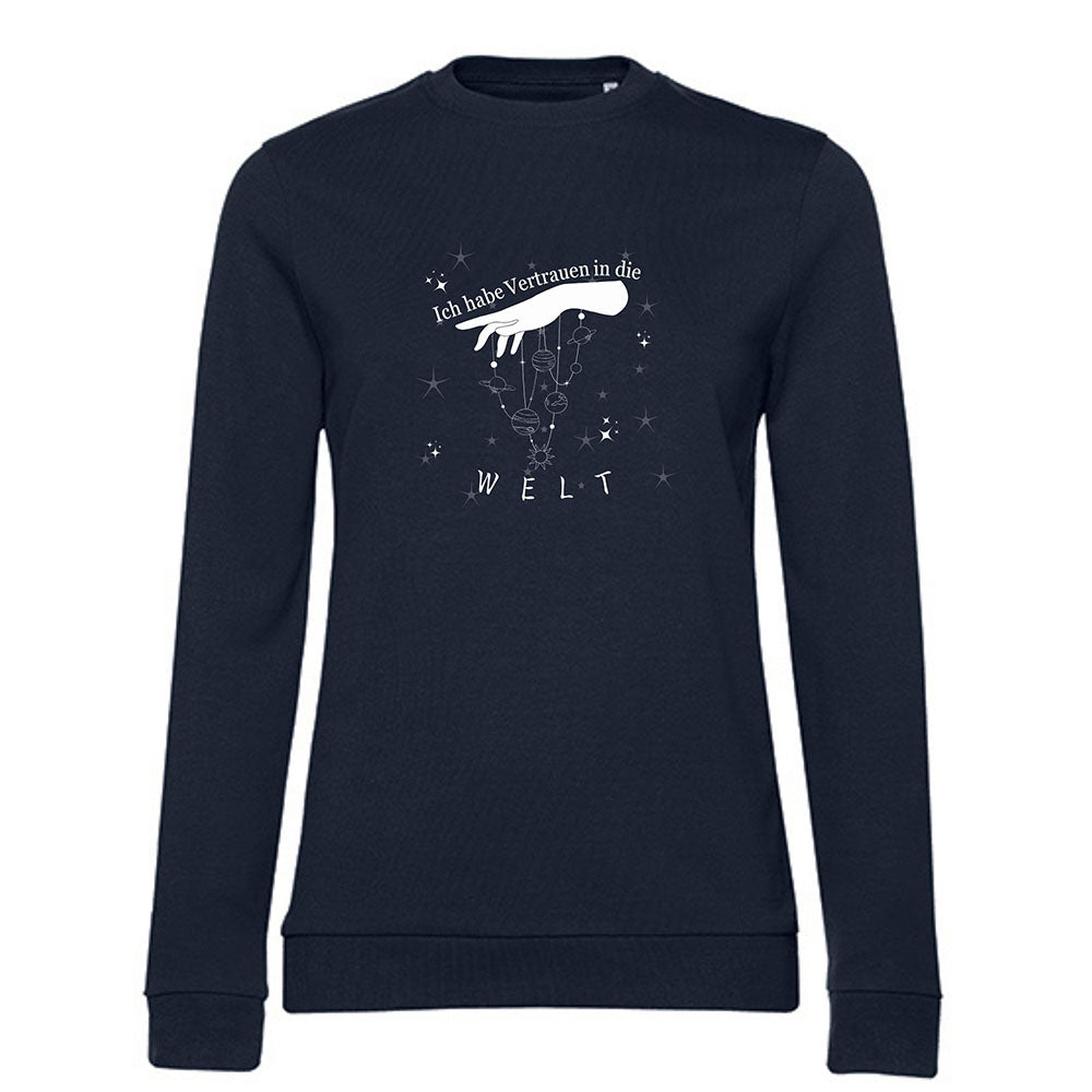 Vertrauen in die Welt - Damen Sweatshirt