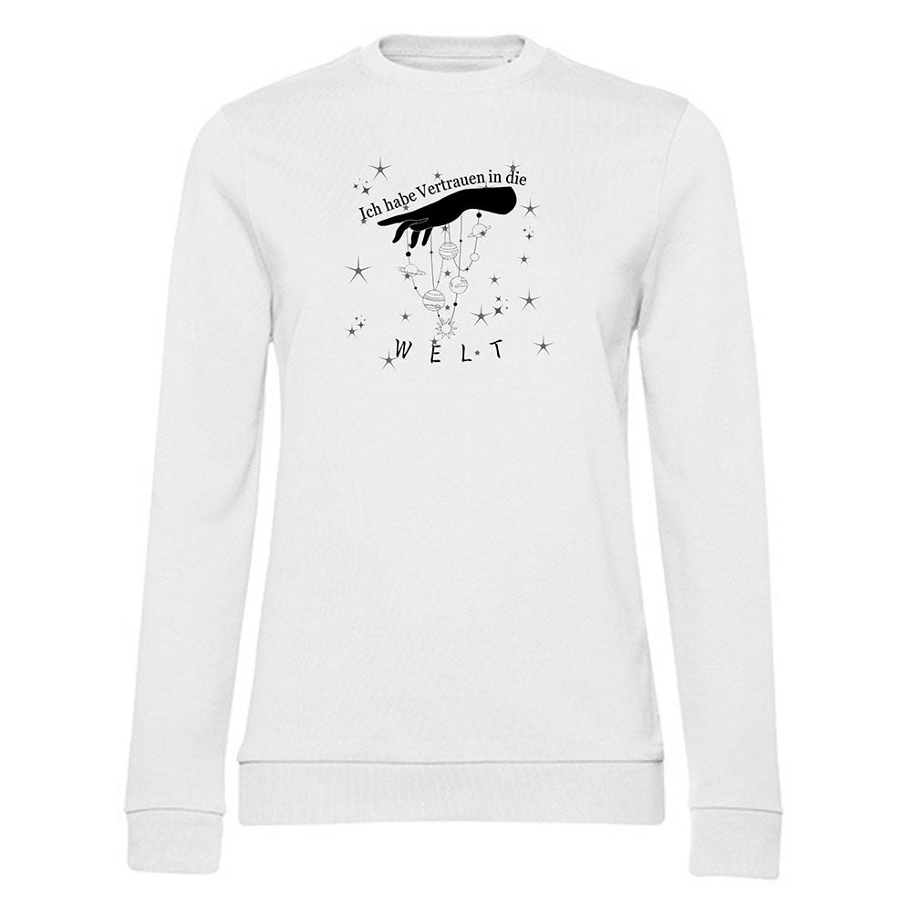 Vertrauen in die Welt - Damen Sweatshirt