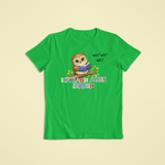 Kinder T-Shirt grün mit Olli der Eule und Affirmation „Ich kann alles lernen“ – Sinachtsam Kinder Kleidung mit positivem Glaubenssatz